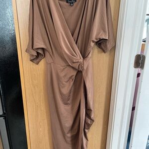 Women’s Dress Day Faux Wrap Dress Large- DD1627